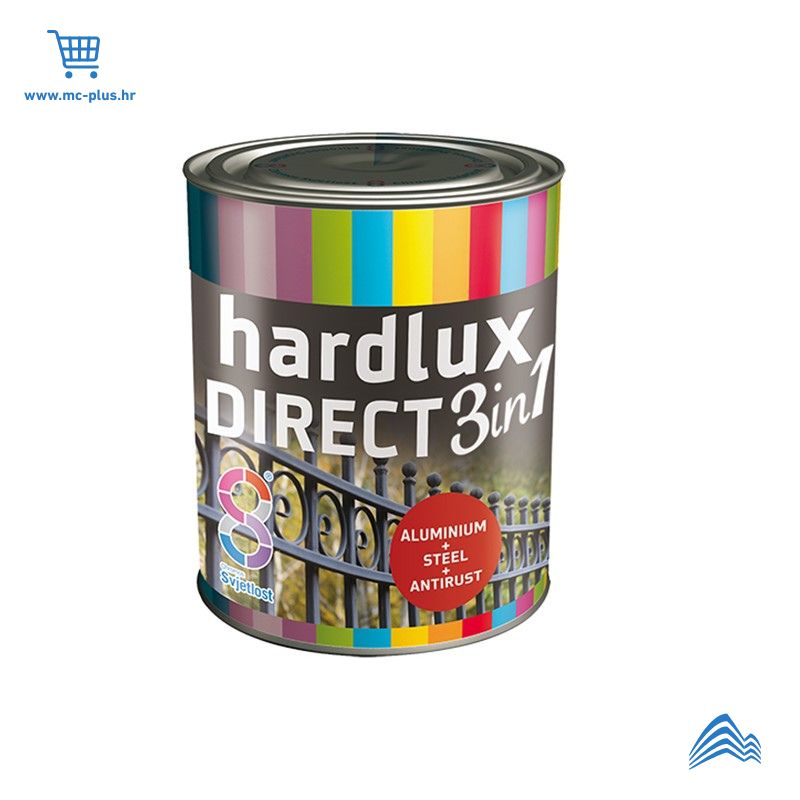 CS-Hardlux direct 3 u 1 sivi RAL7040 0,75l