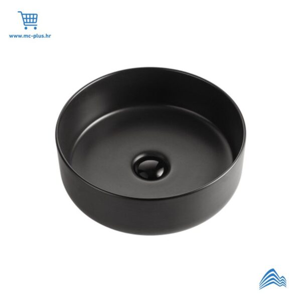 E-6259 Eros umivaonik nadgradni Smile 8 mat black/grey