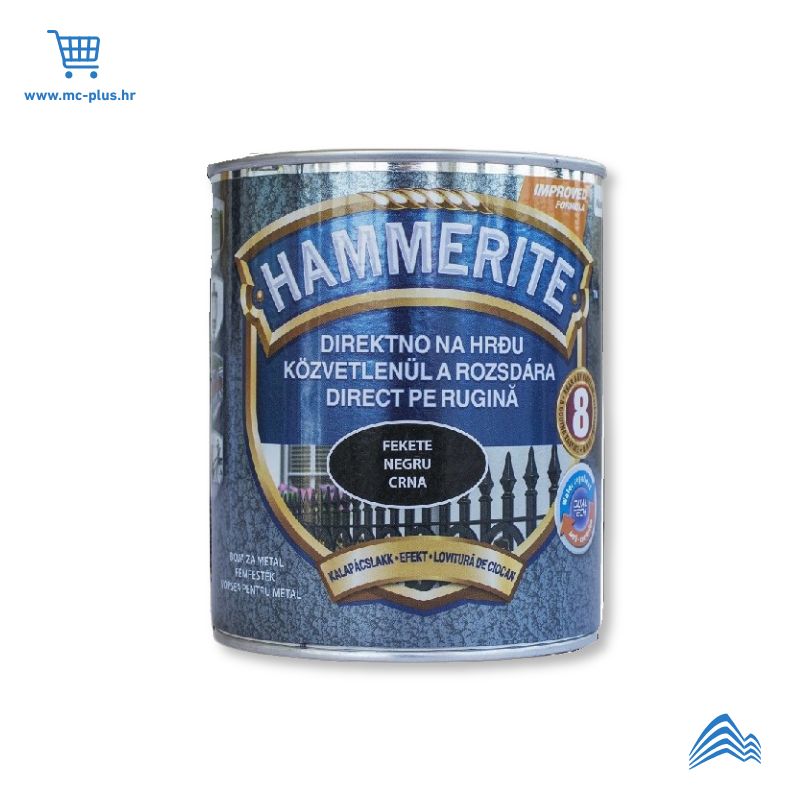 5093692 Hammerite Satin polumat crni 0,75lit