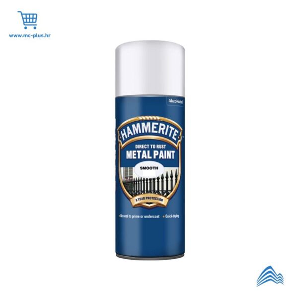 5084781 Hammerite sprej-Hammered-efekt lak crni 400ml
