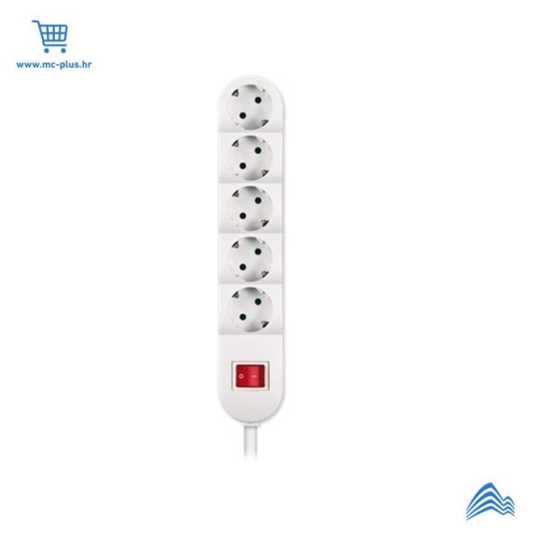 A44501.0 Kabel produžni 5 priklj. 1,5m s prekidačem,3x1,5