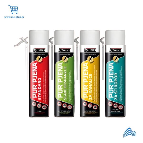 PU-04 Lumex PUR pjena slabe ekspanzije 750ml