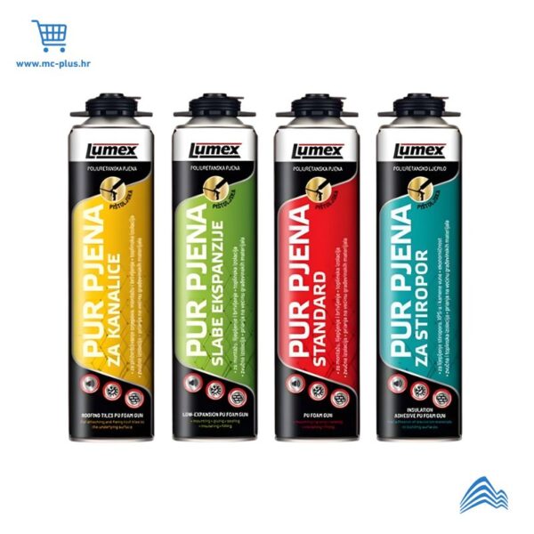 PU-05 Lumex PUR pjena slabe ekspanzije pištoljska 750ml