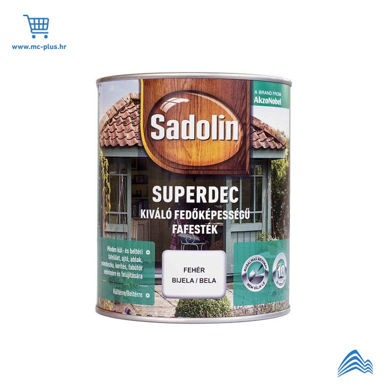 5083187 Sadolin Superdec bijela 2,5l