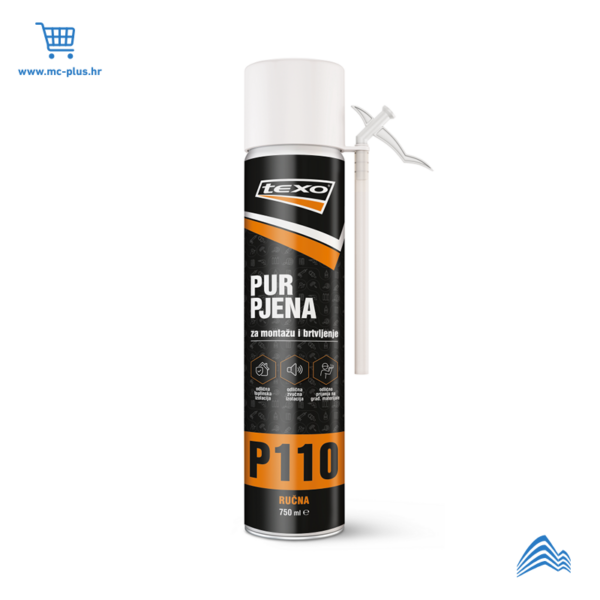 TX-PUR-01 Texo pur pjena 750 ml ručna obična P110