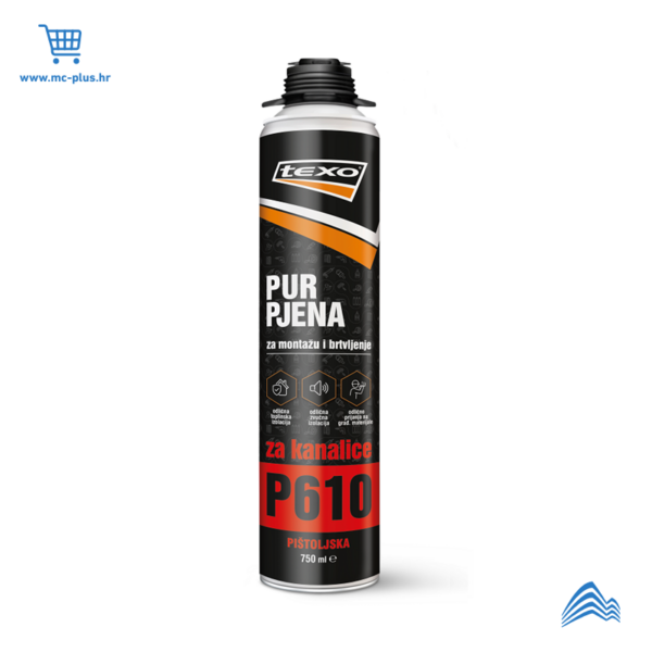 TX-PUR-07 Texo pur pjena za kanalice pištoljska 750ml, P610